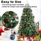 24pcs 1.6" bronze shatterproof Christmas balls for tree and event decor.